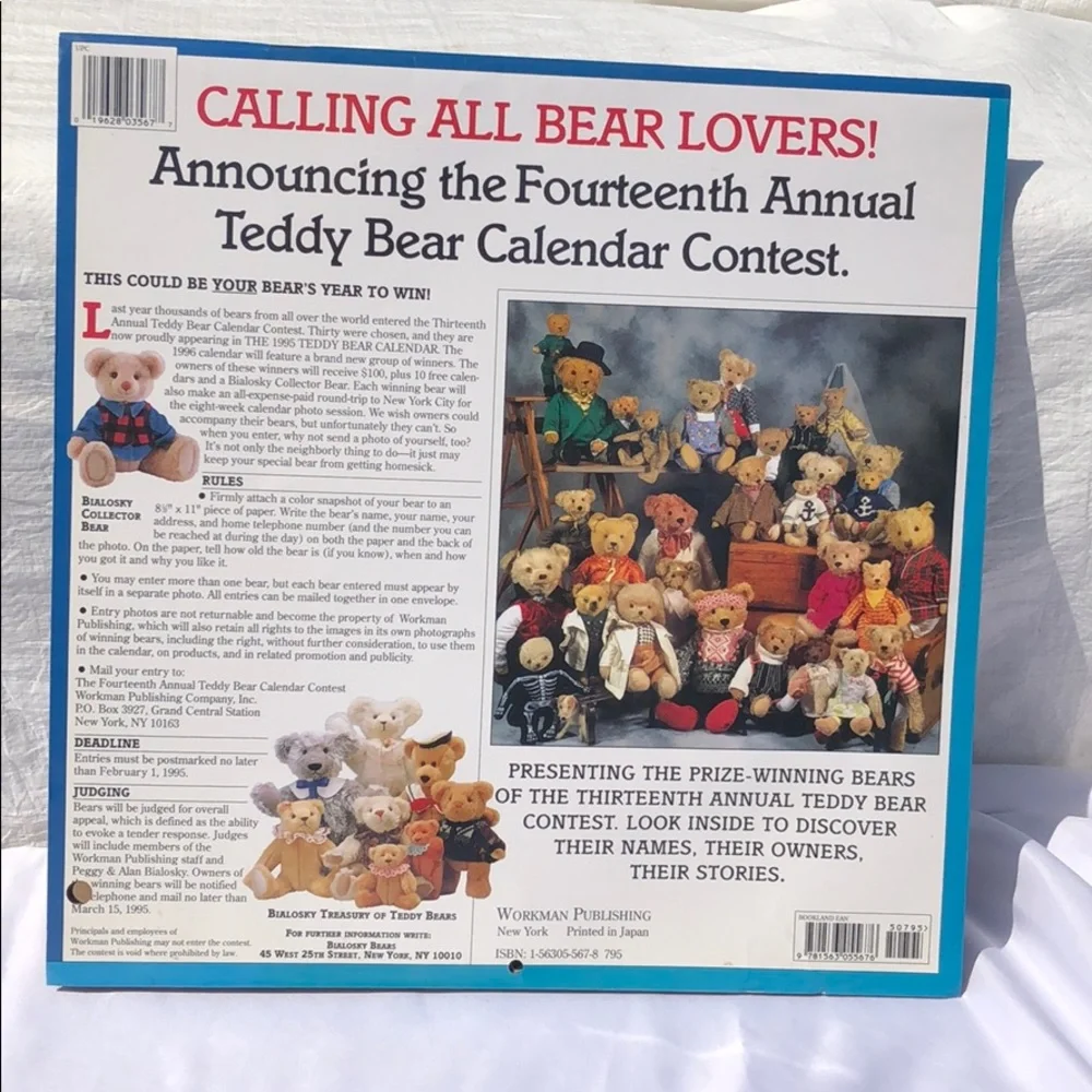 🛑CLEARANCE‼️ Vintage Bialosy & Friends 1995 Calendar